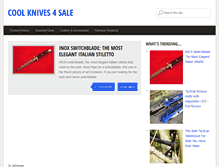 Tablet Screenshot of coolknivesforsale.com